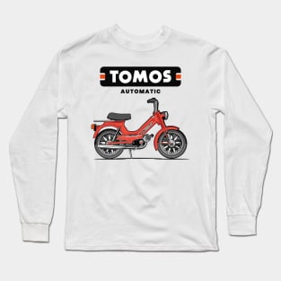 Tomos Automatic - Red Long Sleeve T-Shirt